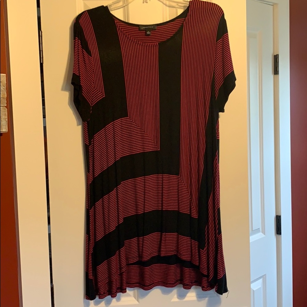 Spence stretch top, short sleeve